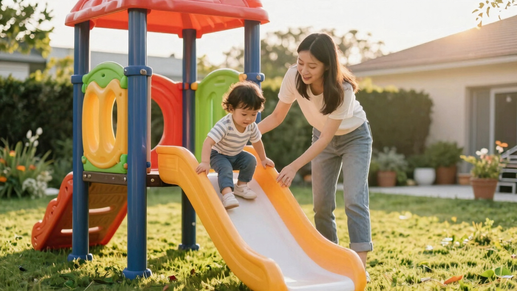 baby-friendly outdoor play sets