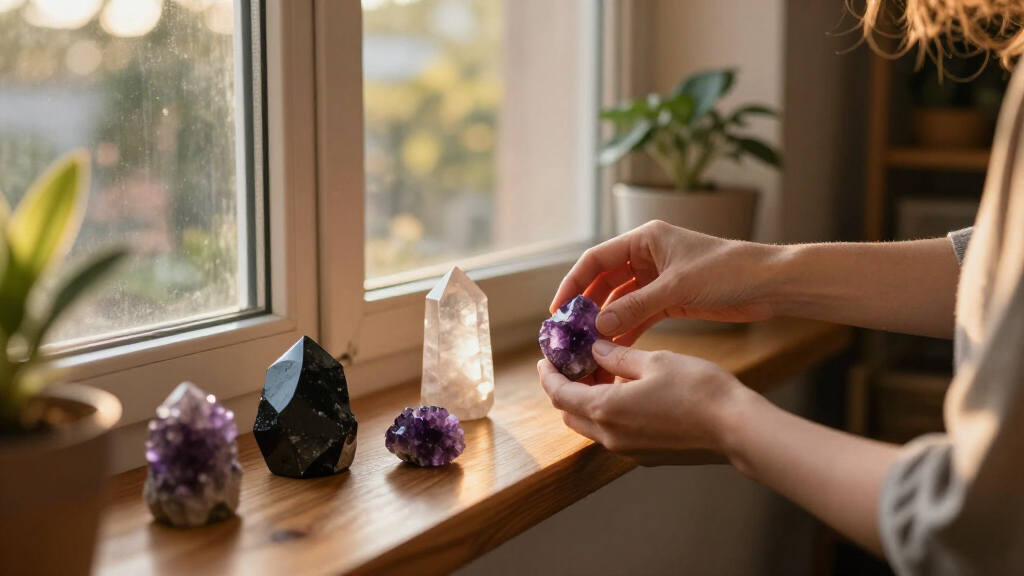 spiritual protection crystal sets