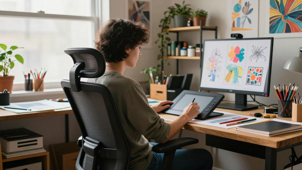 ergonomic office chairs for artists and designers