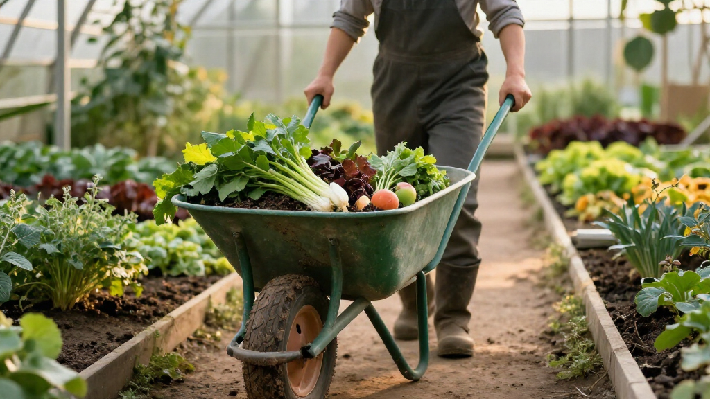 garden cart wheelbarrows