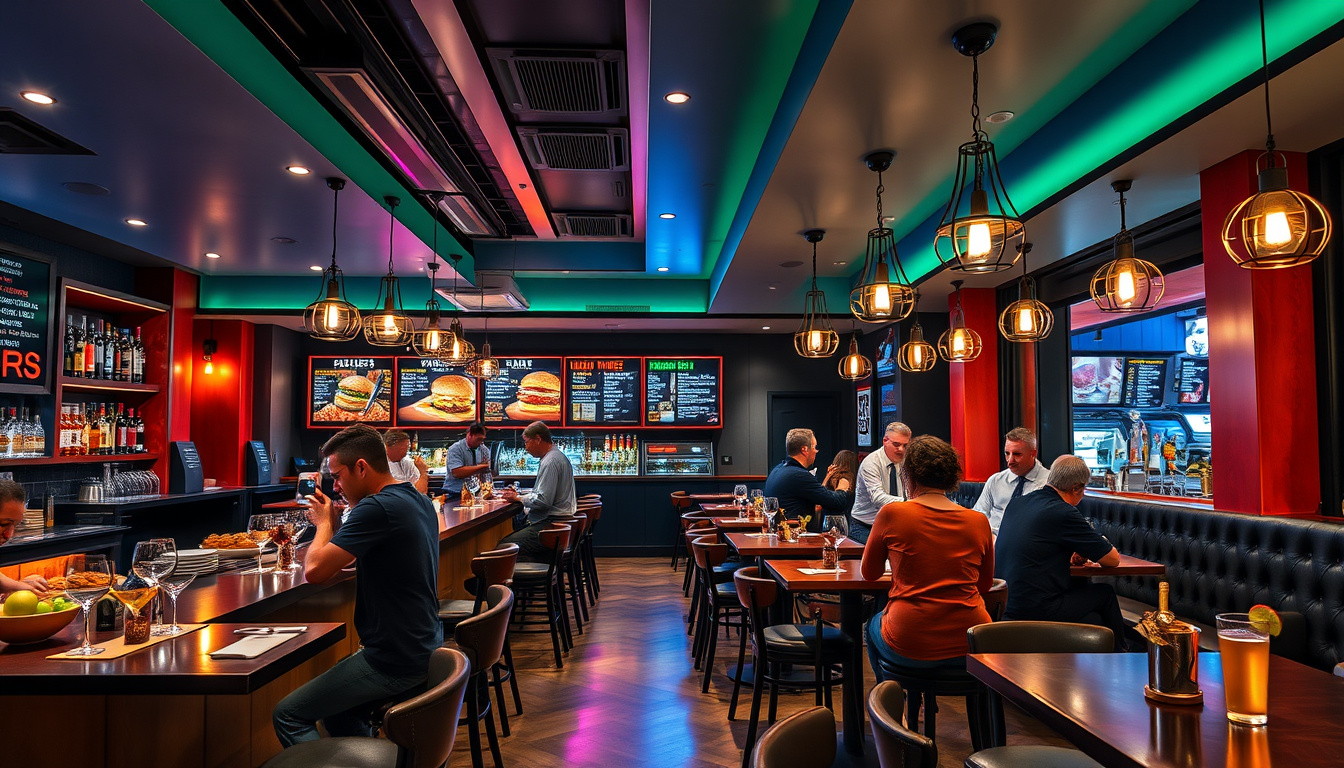 2. The Modern Bar & Grill: American Classics with a Twist