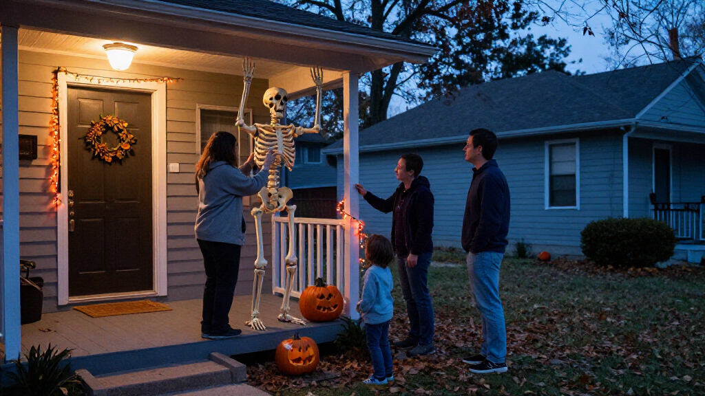 Halloween animatronic decorations