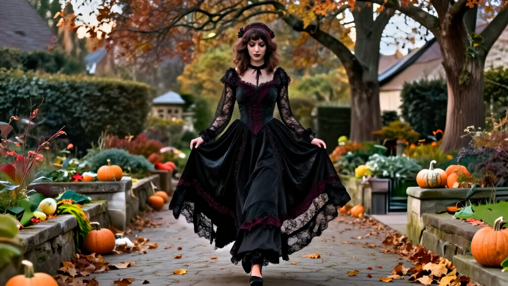 gothic Halloween dresses for women