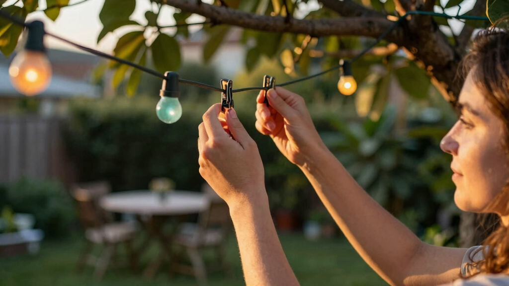 patriotic outdoor string lights