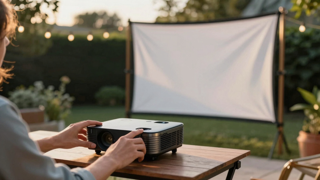 outdoor movie projectors
