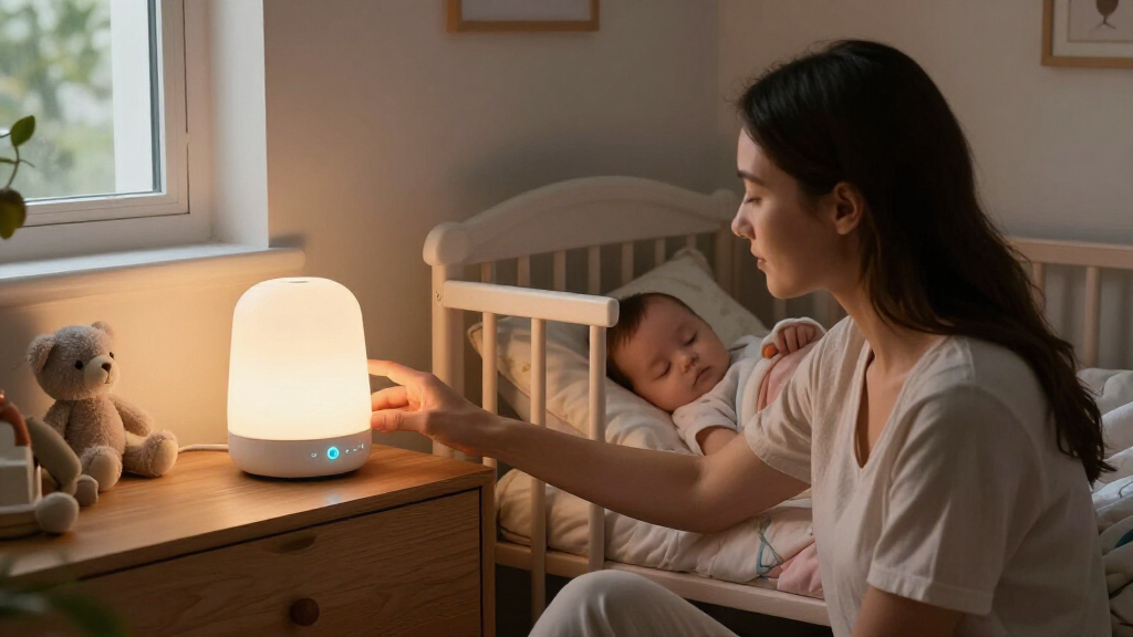 smart night lights with sleep training modes