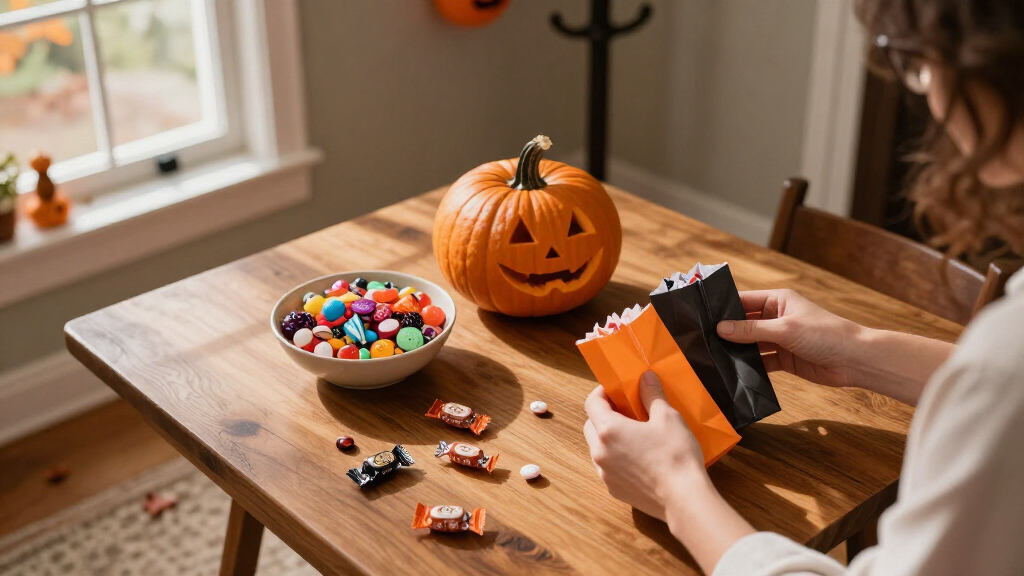 Halloween candy bags