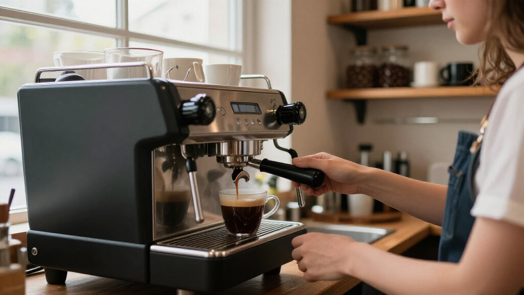 commercial coffee brewer with plumbed water