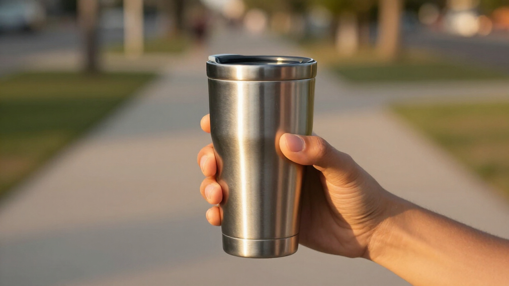 coffee travel mugs with spill-proof lid