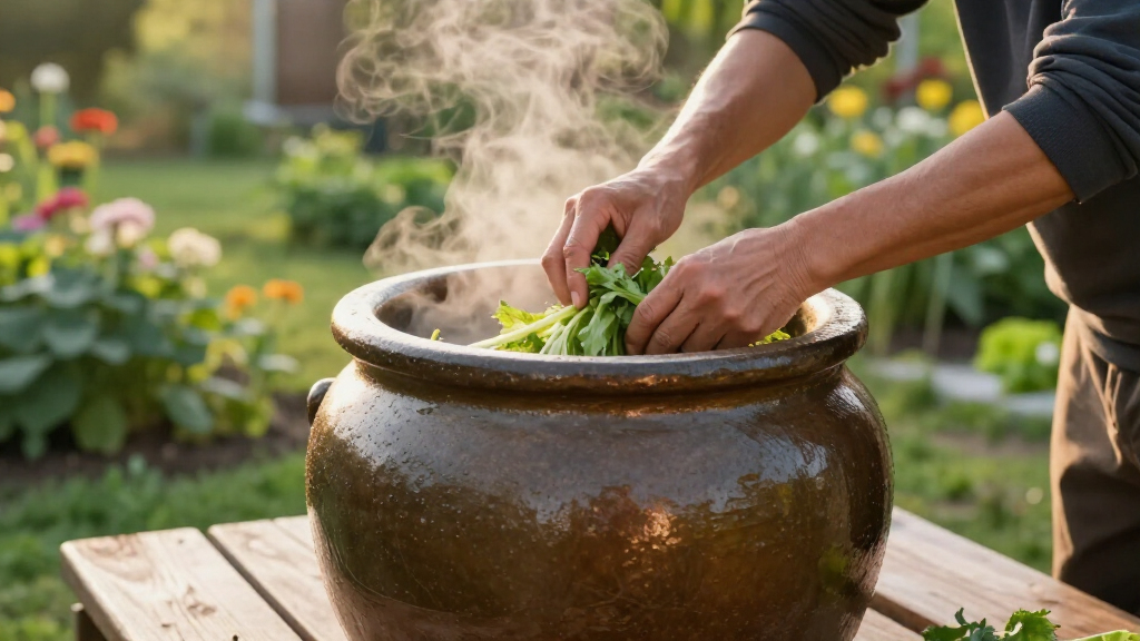 fermentation crock set large stoneware
