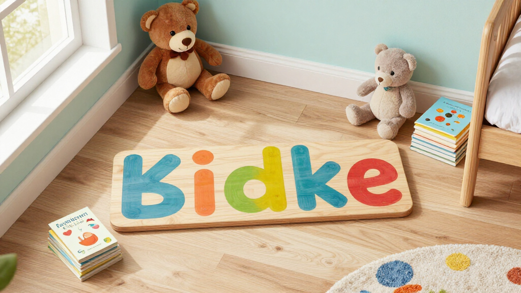 best oversized wooden name signs for kids rooms