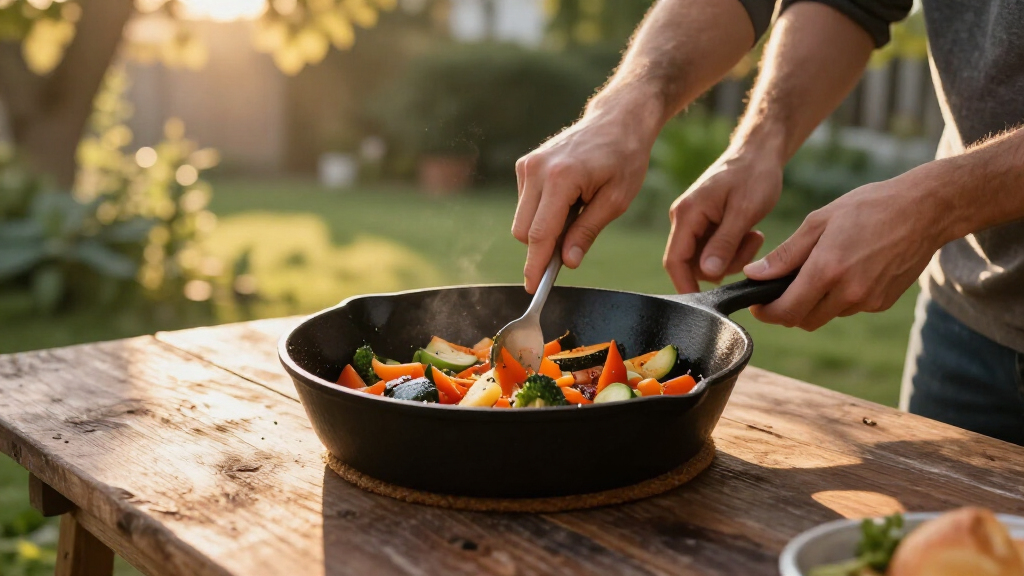 cast iron skillet set