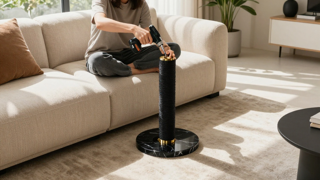 premium luxury cat scratching posts