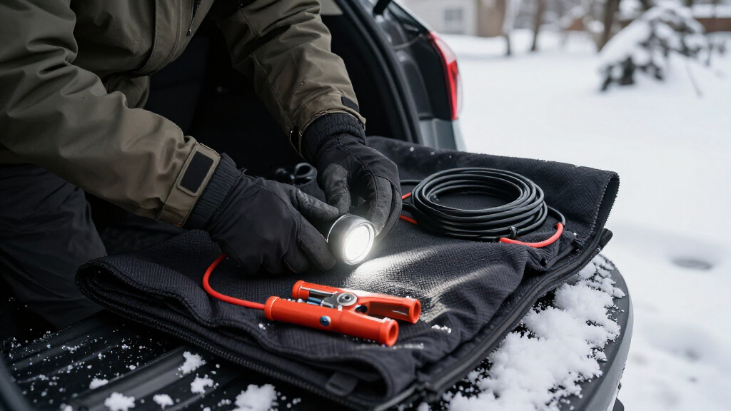emergency car kit for snow travel