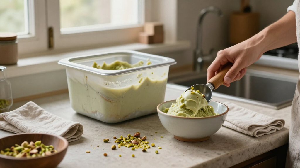 gelato storage container