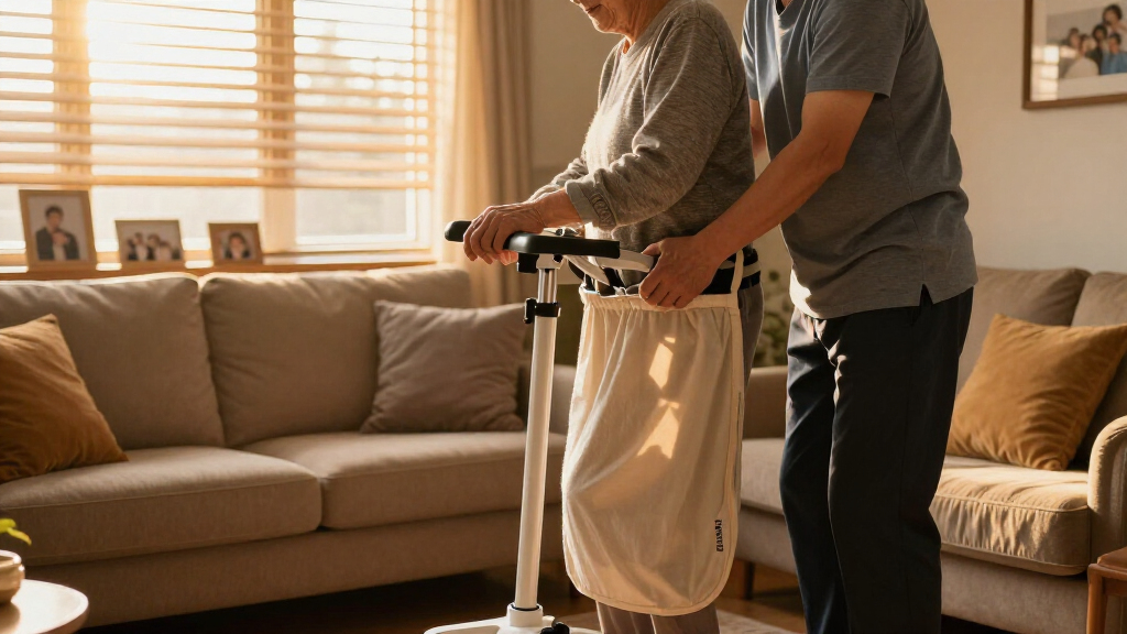 electric sit to stand patient lift