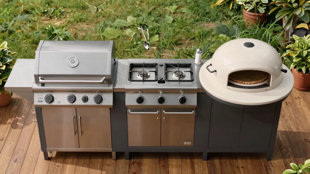 outdoor kitchen appliances