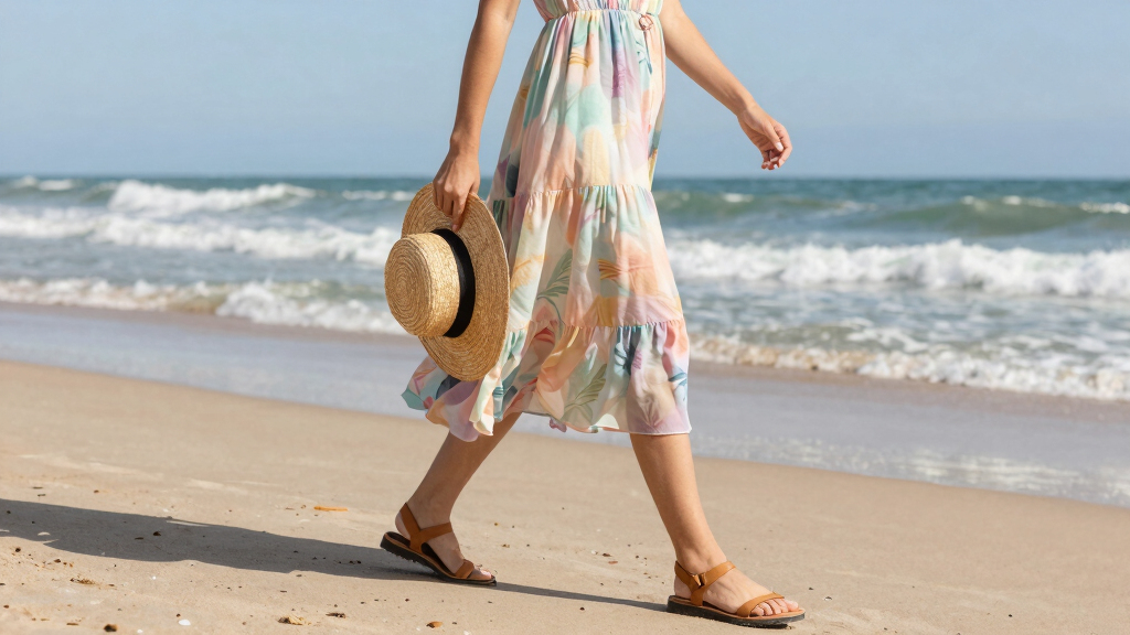 best summer dresses and sandals