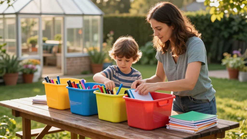 outdoor storage bins for school supplies
