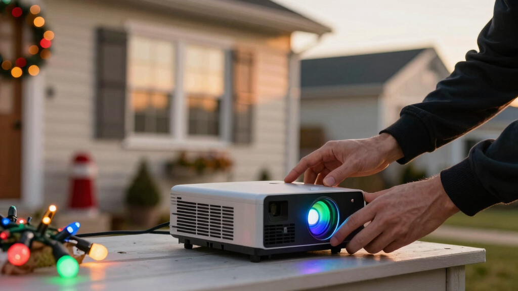 outdoor christmas light projectors