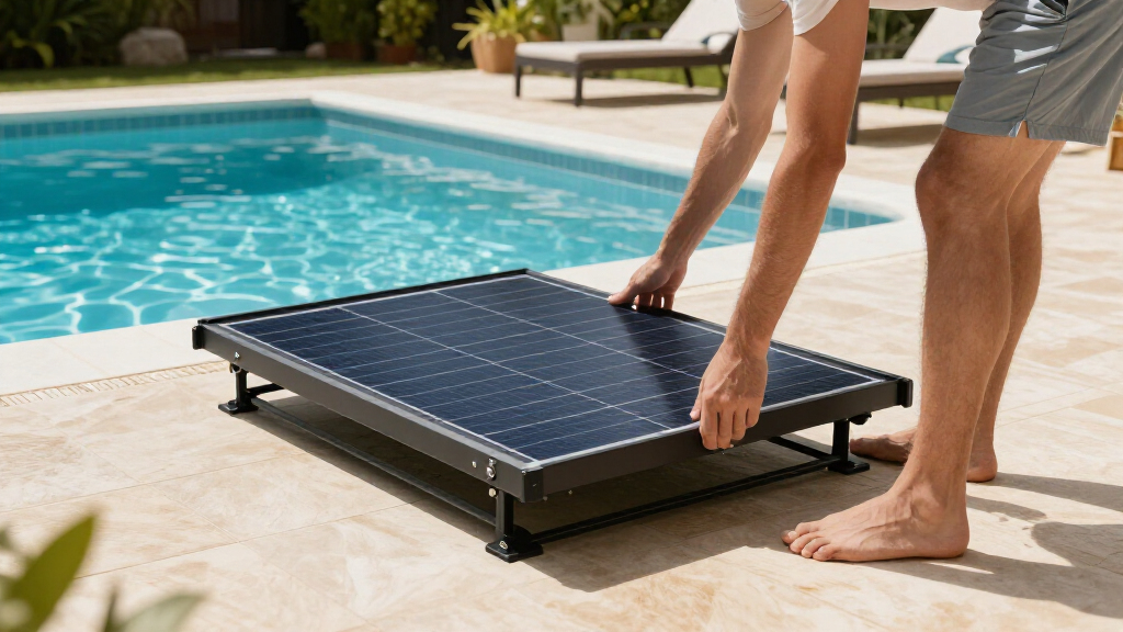 solar-powered pool water heaters