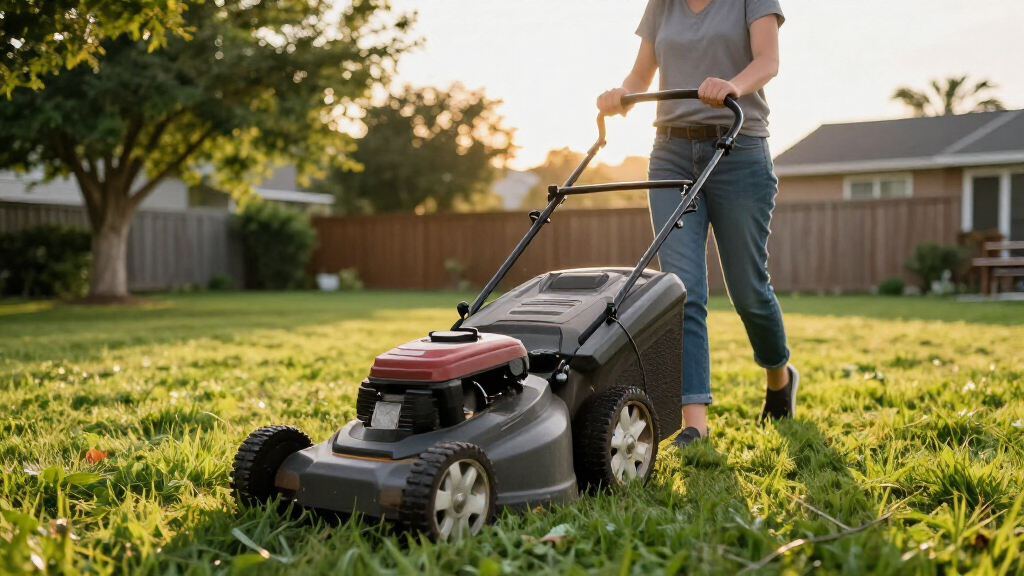 cordless electric lawn mowers with selfpropel