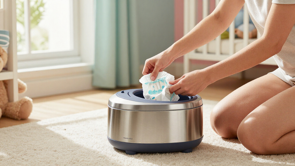 premium baby diaper pail systems