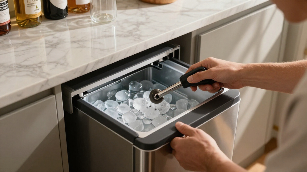 built in ice maker for home bar