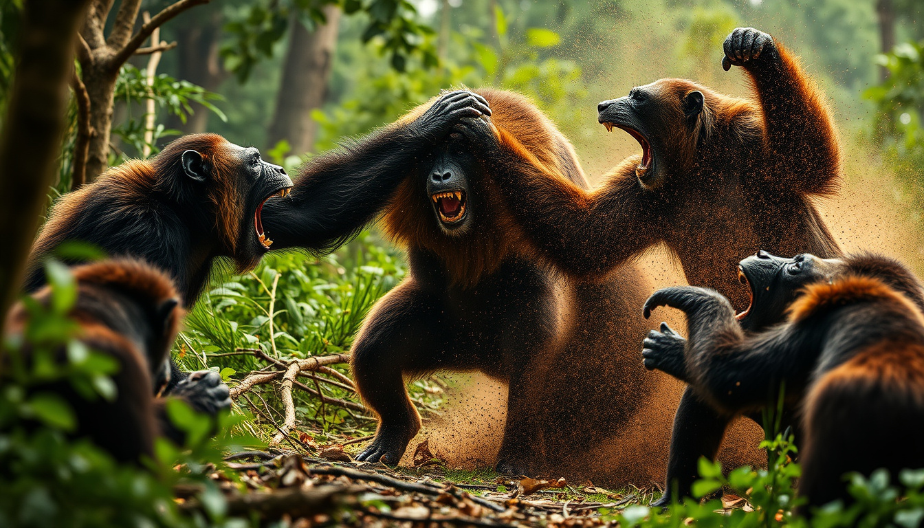 Unraveling the Thrills of Wildlife Territorial Fights: Nature