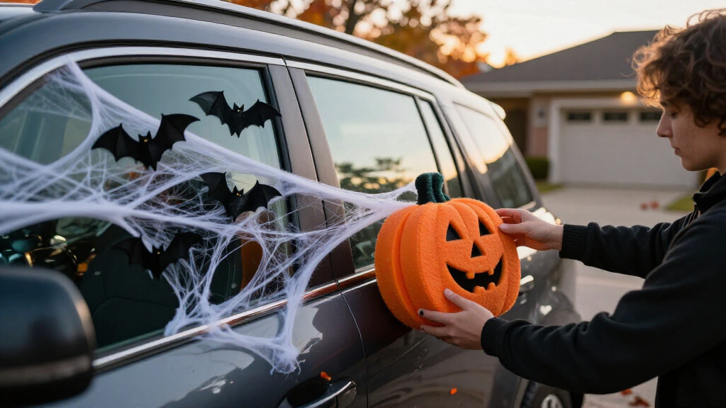 Halloween car decorations