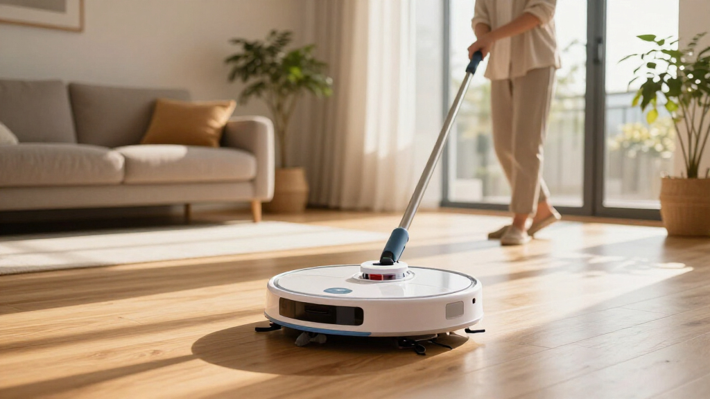 robot mop for open floor plans