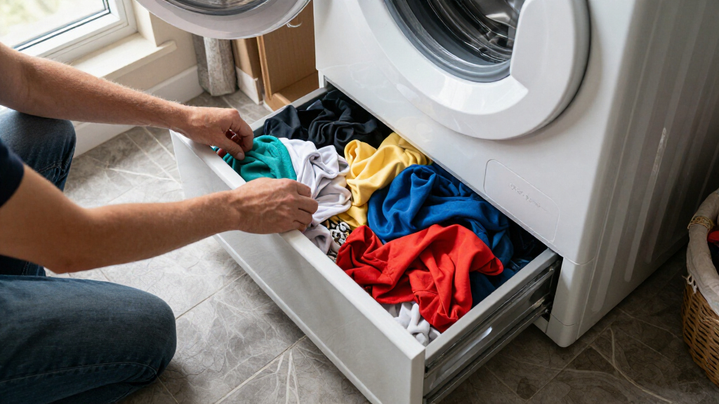 laundry pedestal storage