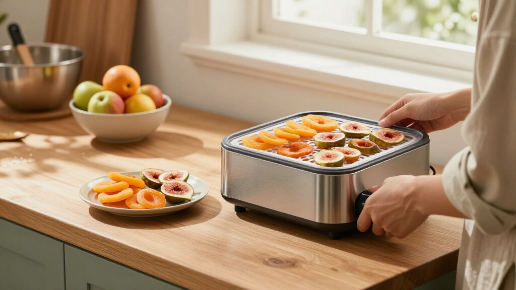 dehydrator for making dried fruit for cakes