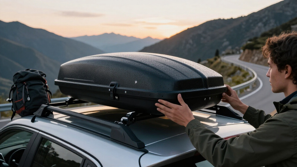 best lockable rooftop cargo box for cross-country road trips