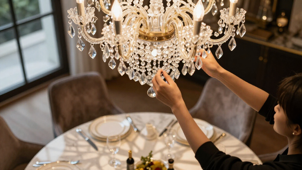 luxury dining chandeliers