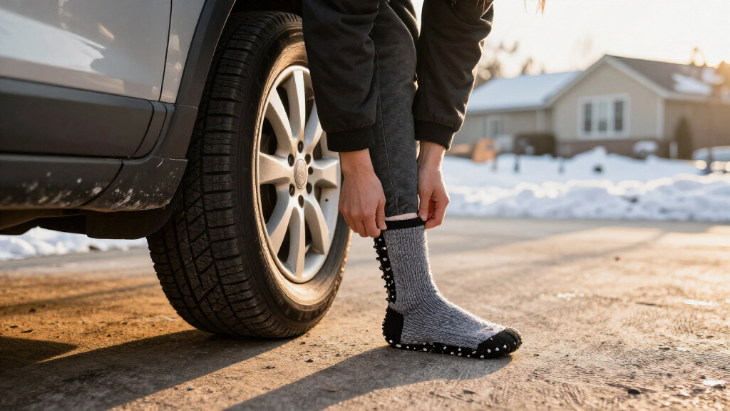 snow traction socks for tires