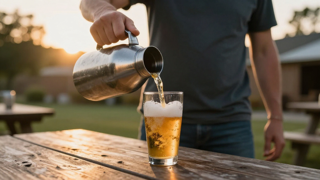 beer growler stainless insulated