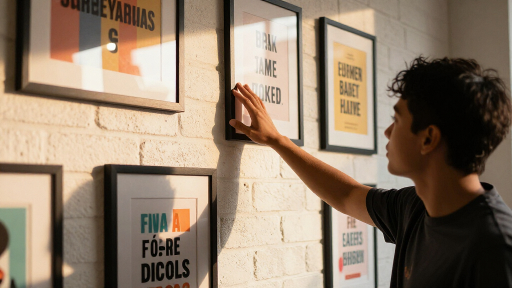 motivational quote wall art