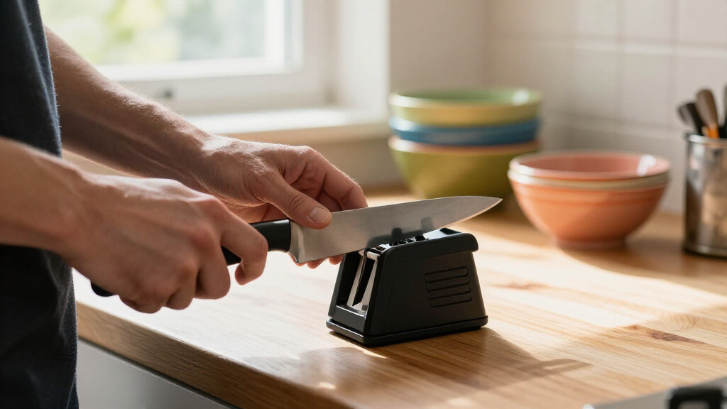 electric knife sharpener for meal prep
