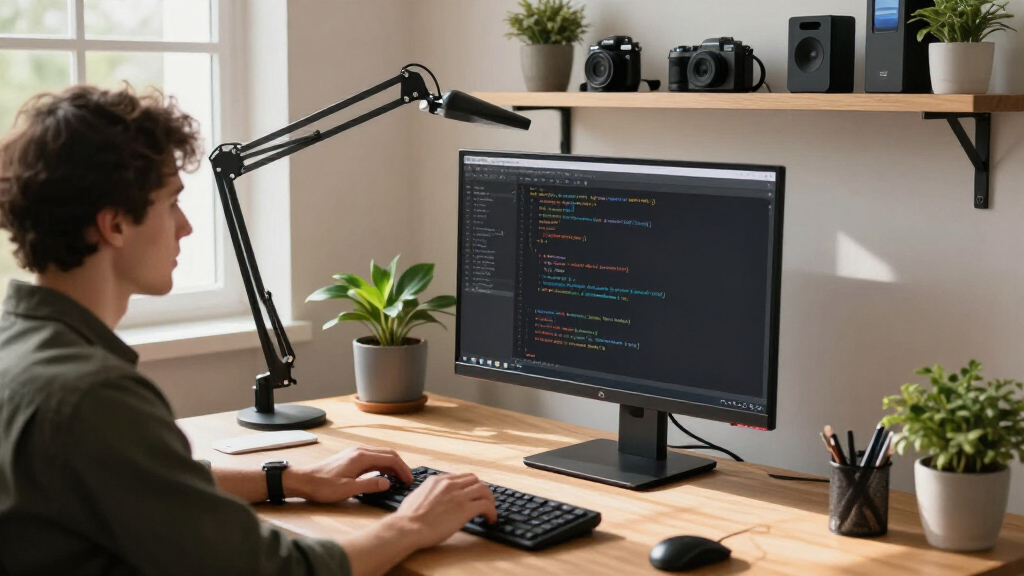 vertical monitor for programmers