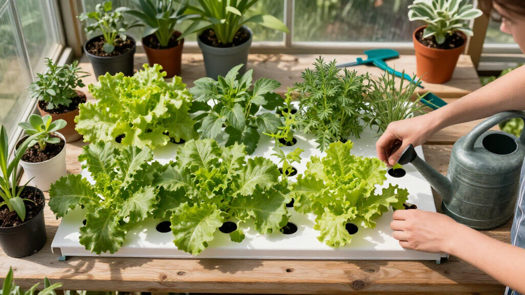 best hydroponic setups for greenhouse benches