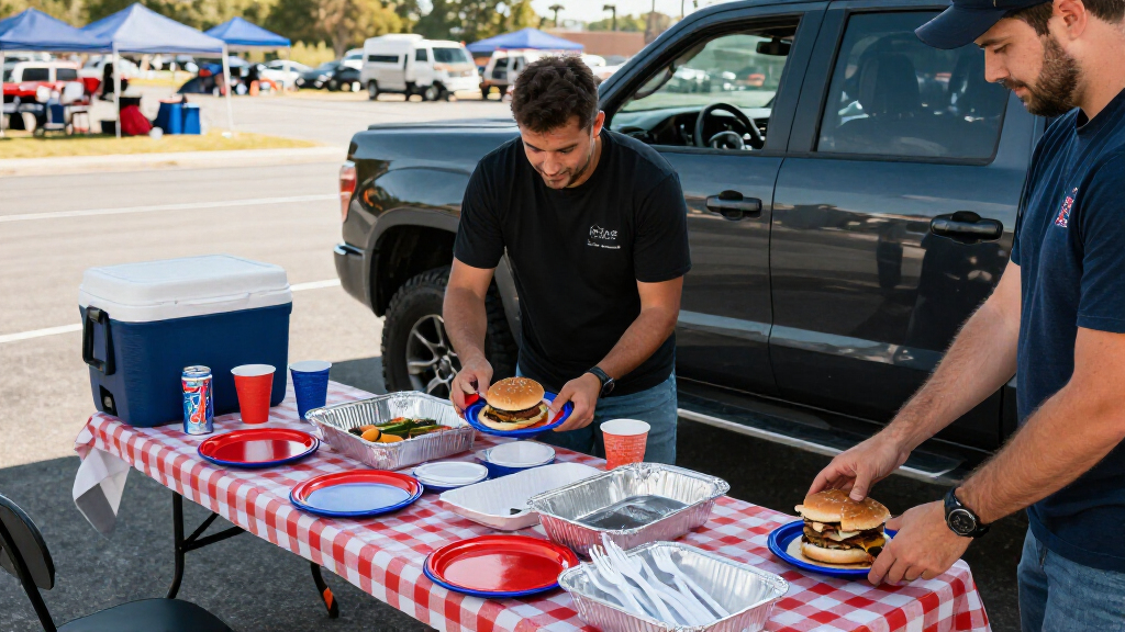 football tailgate party supplies