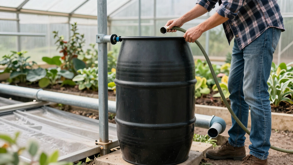 best rainwater collection systems for greenhouses