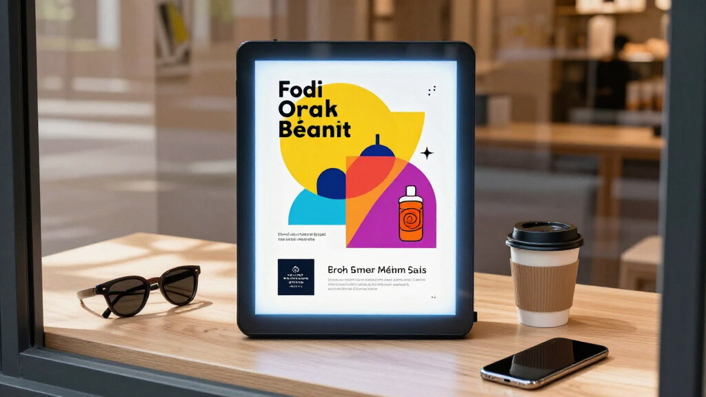 best commercial LED poster display for window displays