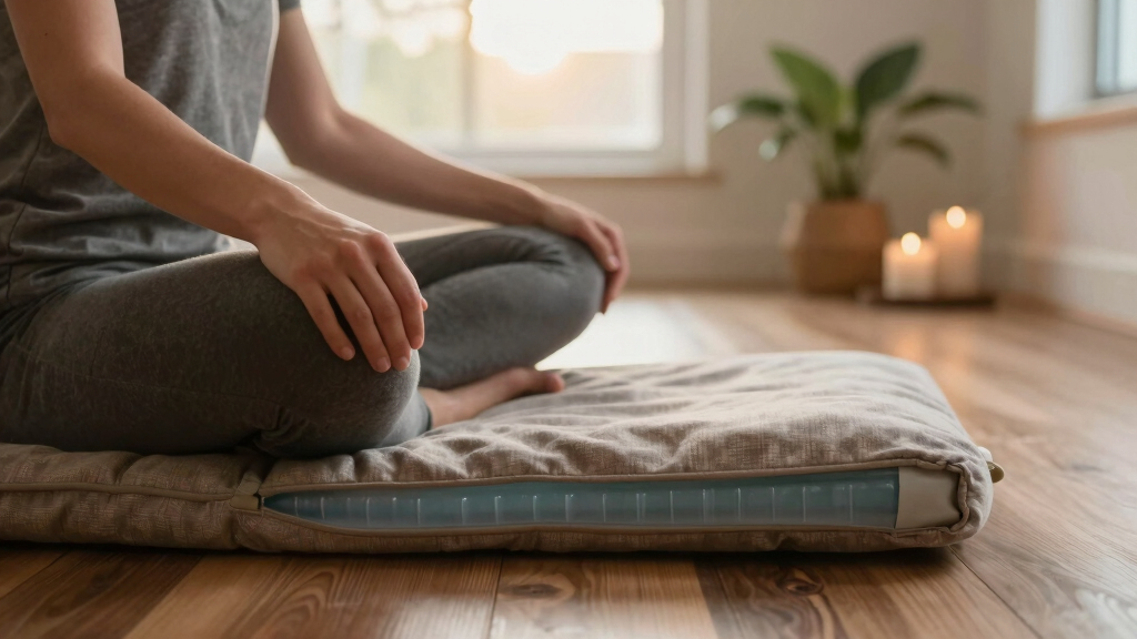 meditation cushions with cooling gel