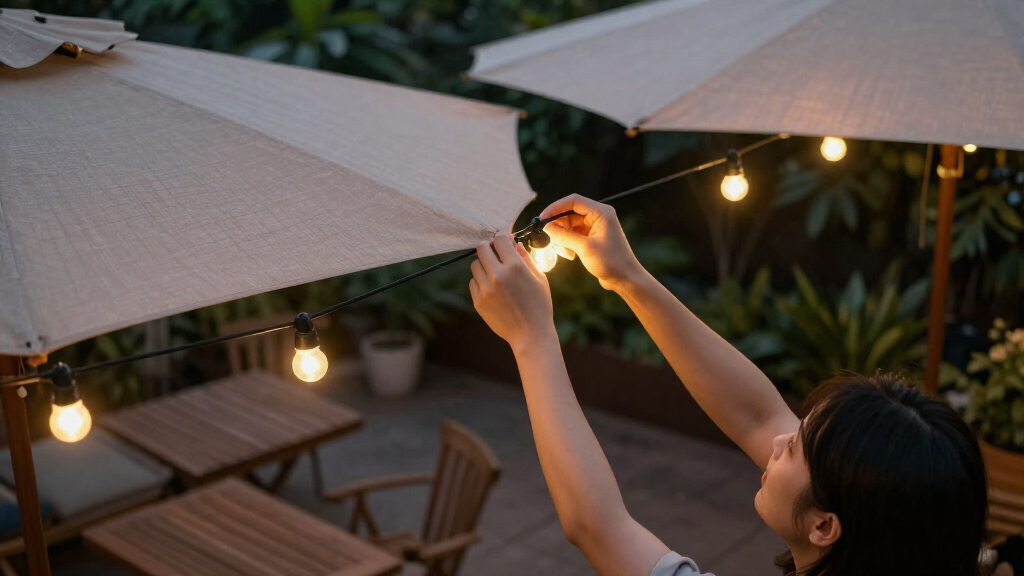 umbrella lights for patio