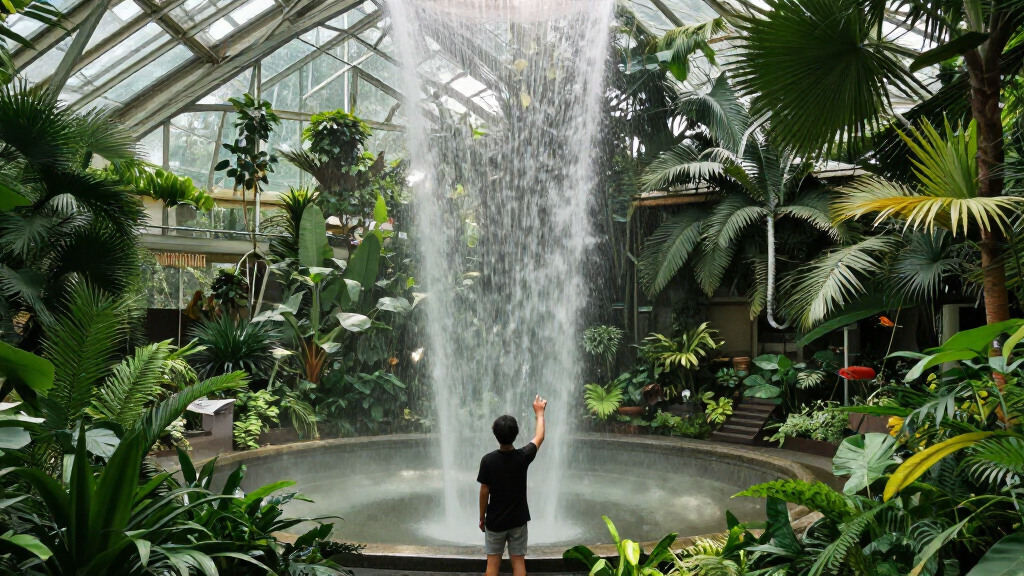 greenhouse water features