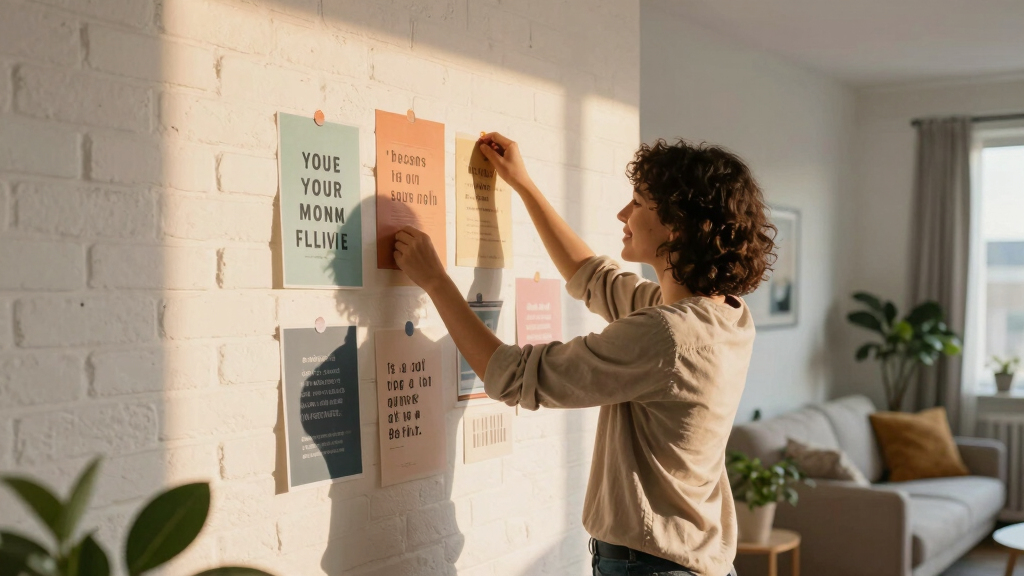 motivational quote wall art