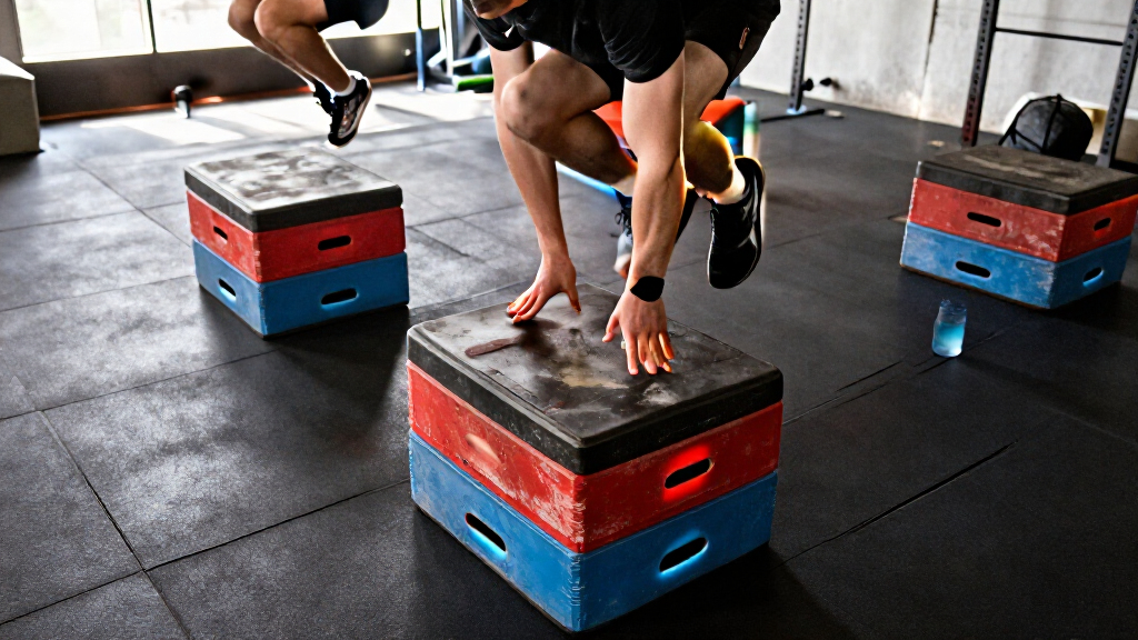 foam plyometric boxes