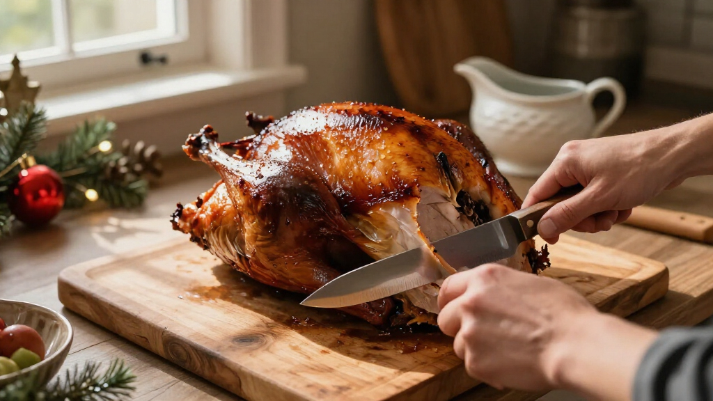 carving knife set for holiday turkey